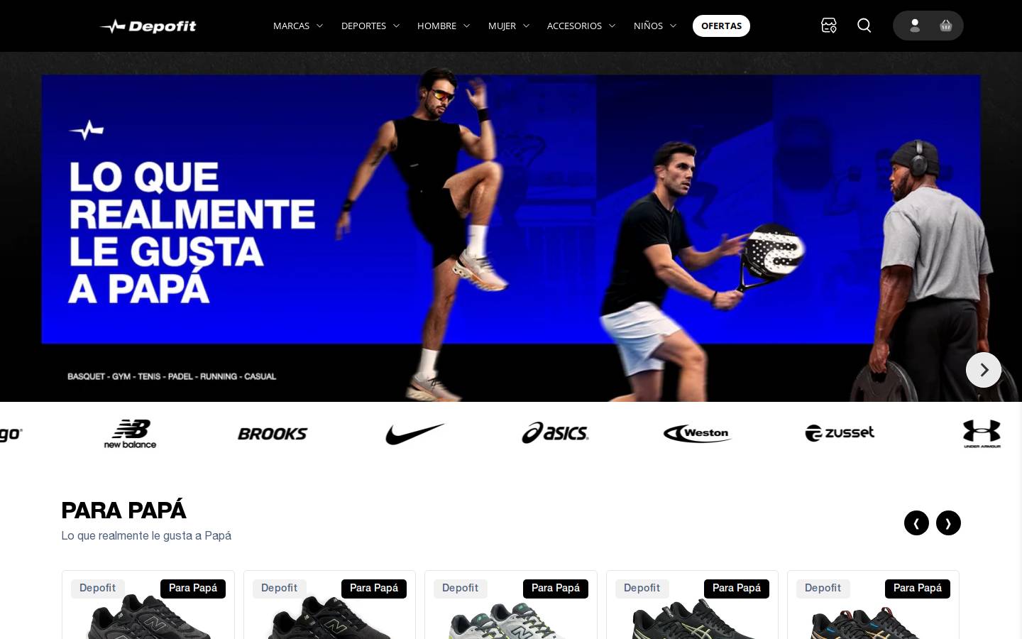 depofit.com homepage screenshot