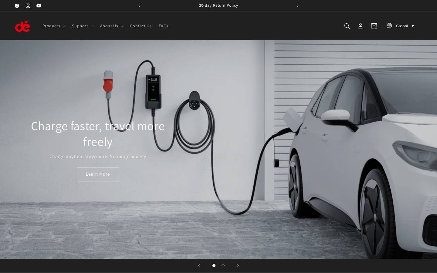 depow.com homepage screenshot