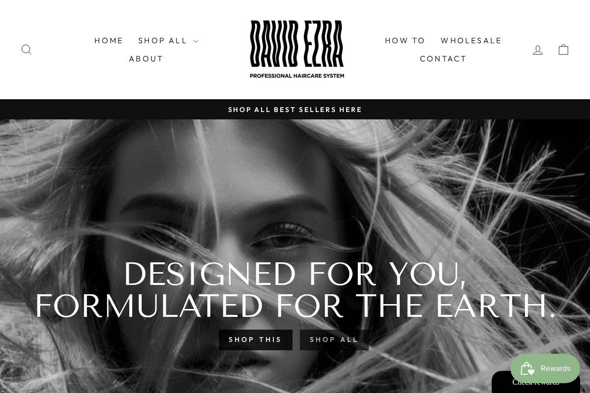 deprohaircare.com homepage screenshot