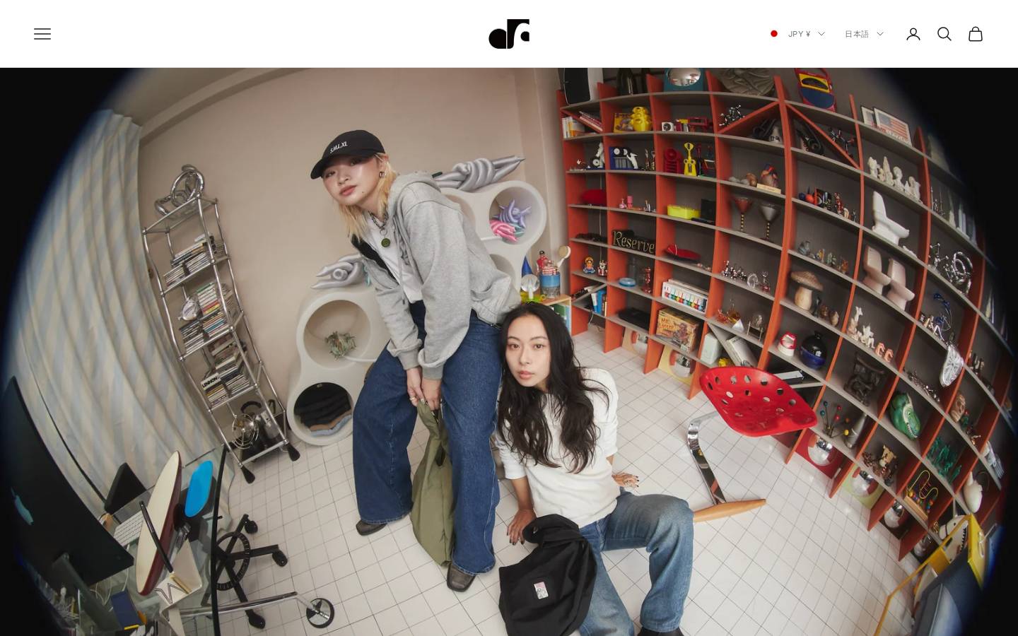 deptpop.com homepage screenshot