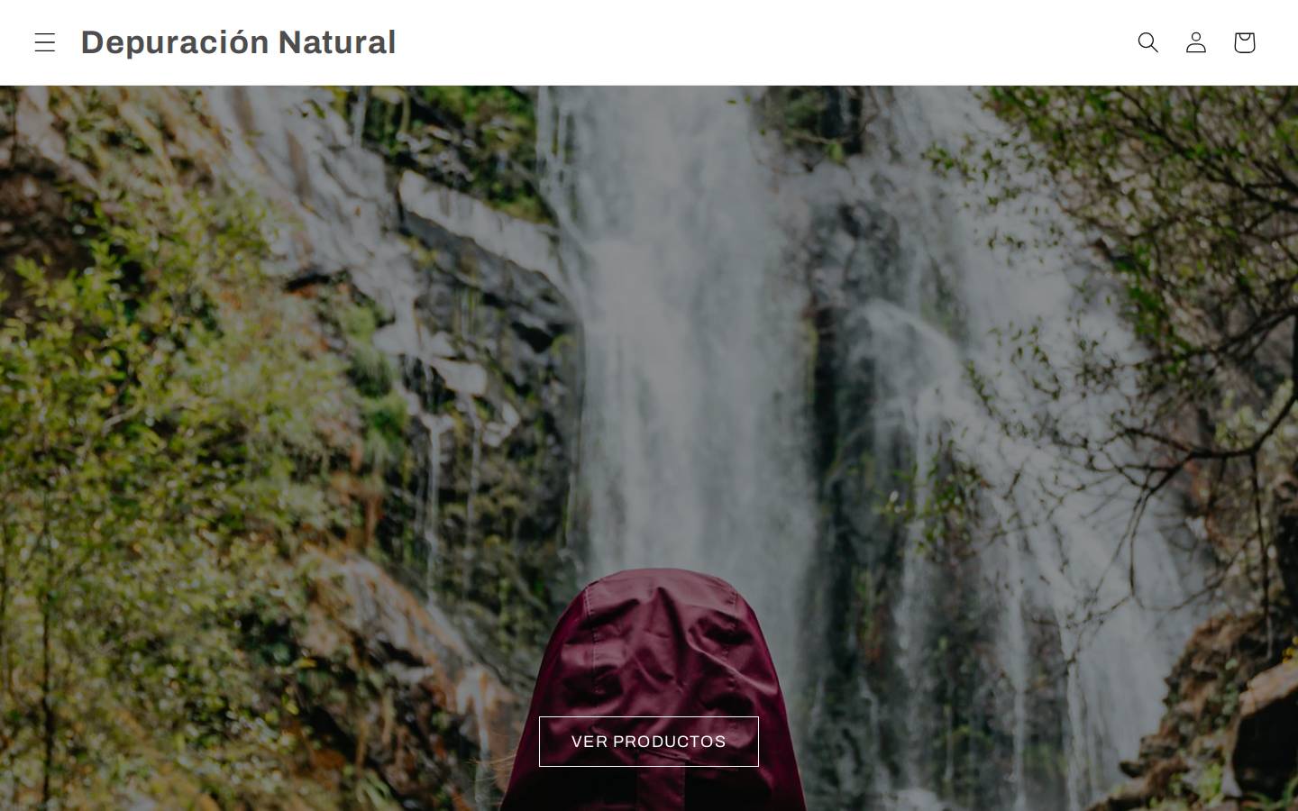 depuracionnatural.com homepage screenshot