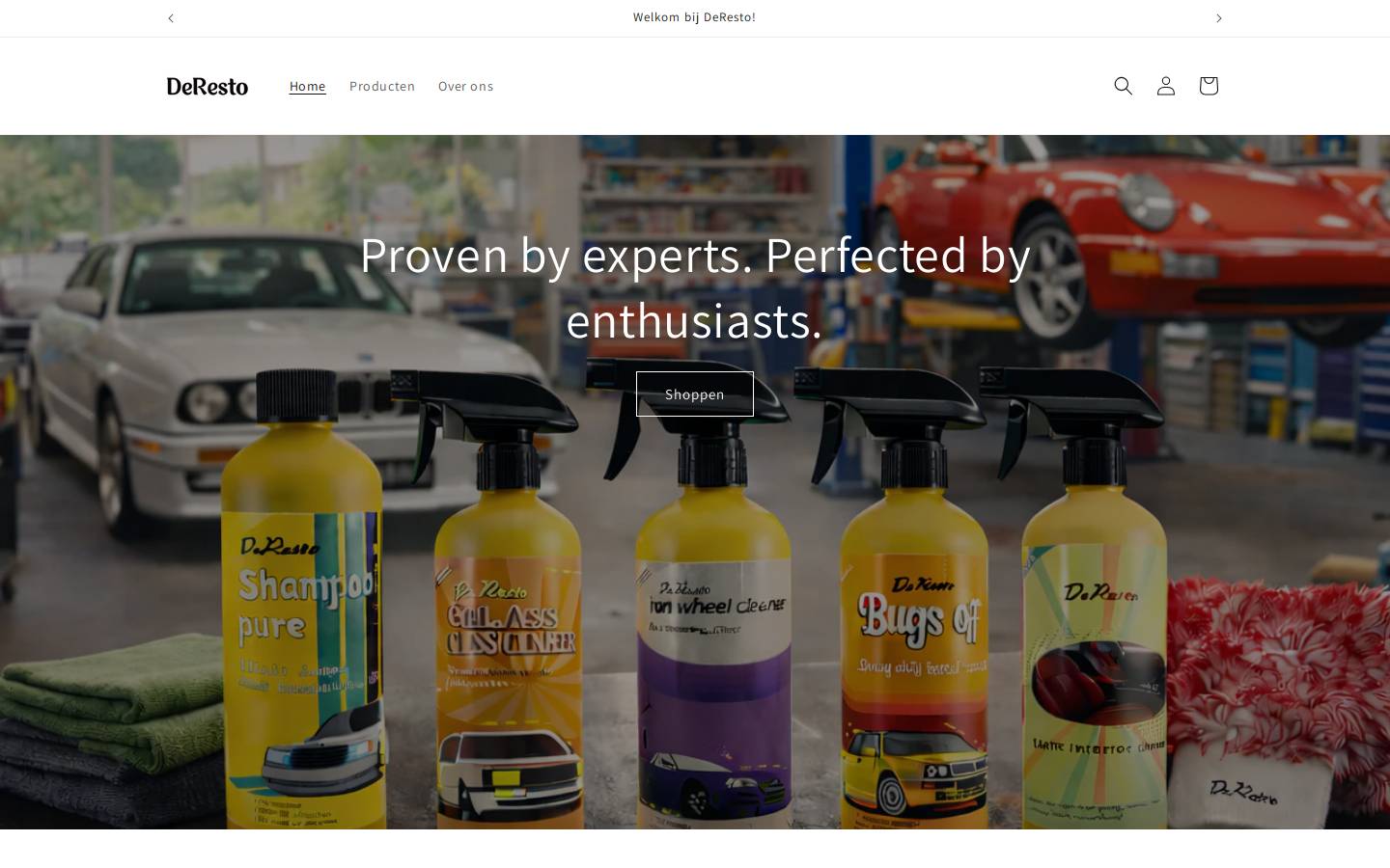 deresto.eu homepage screenshot