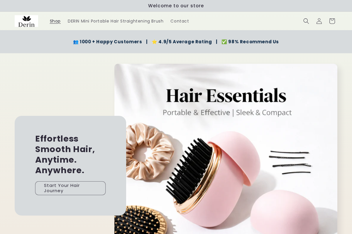 My Store homepage screenshot