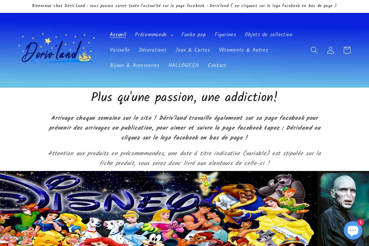 derivland.com homepage screenshot