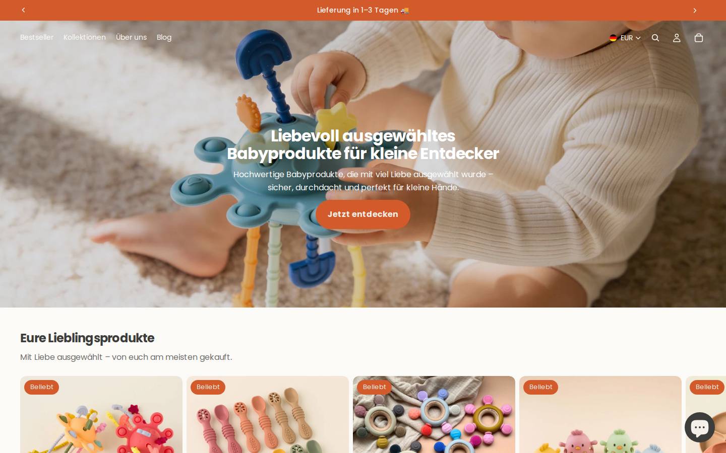Der kleine Fratz homepage screenshot