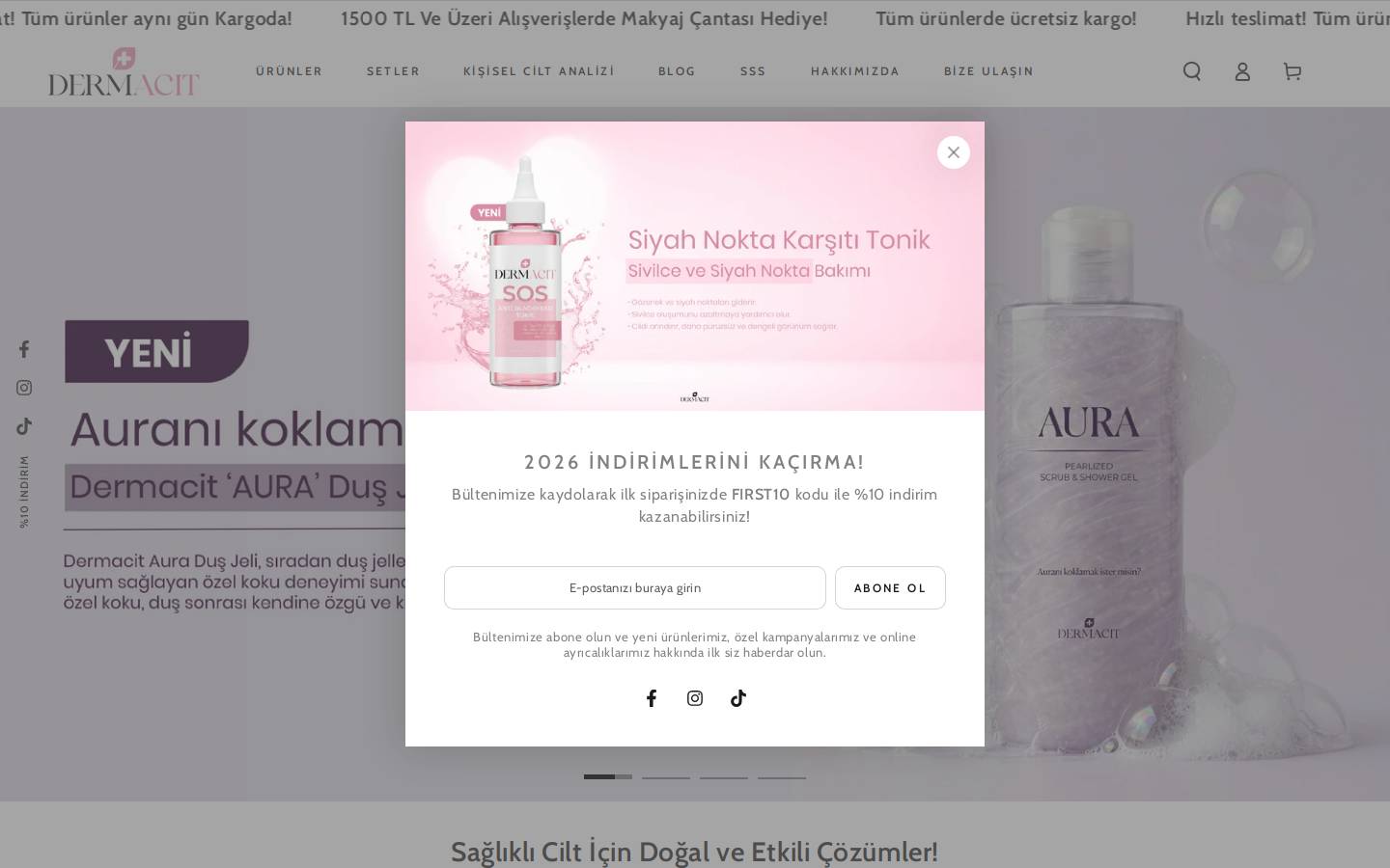 dermacit.com homepage screenshot