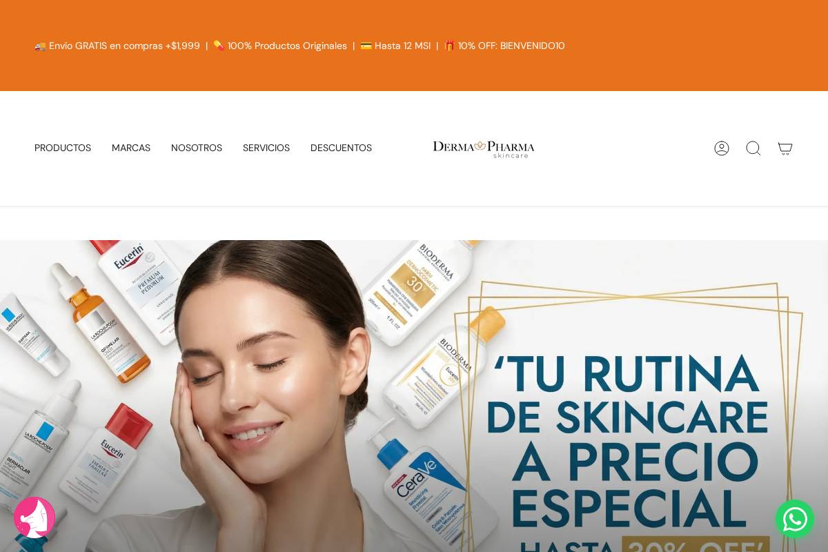 dermapharma.mx homepage screenshot