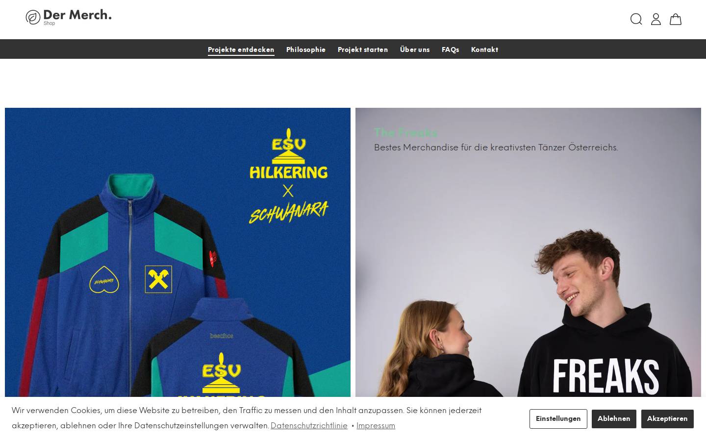 dermerchshop.com homepage screenshot