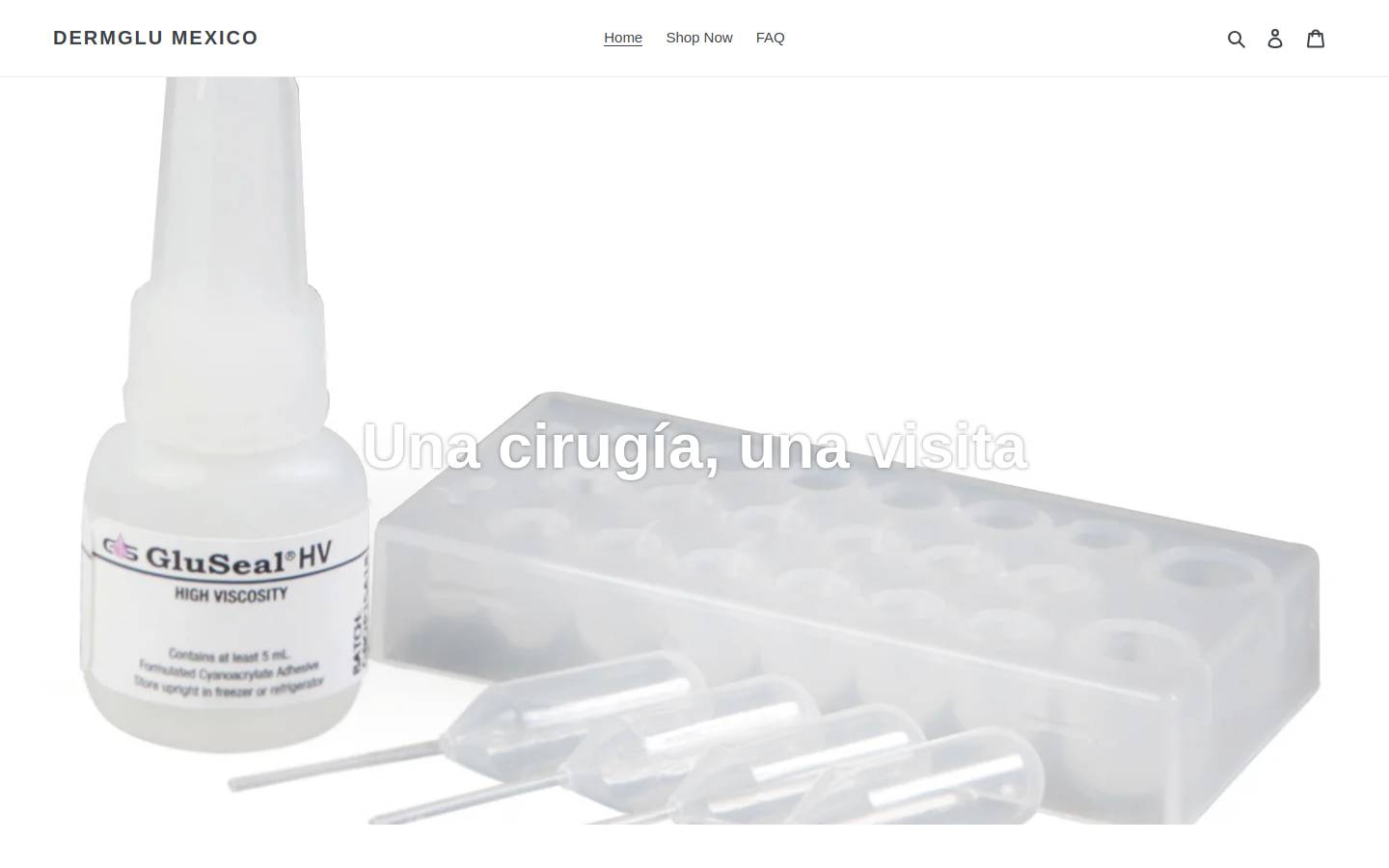 dermglu.mx homepage screenshot