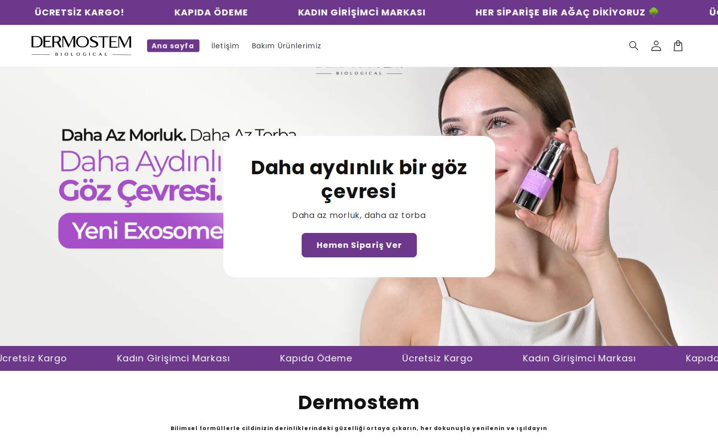 dermostem.com homepage screenshot