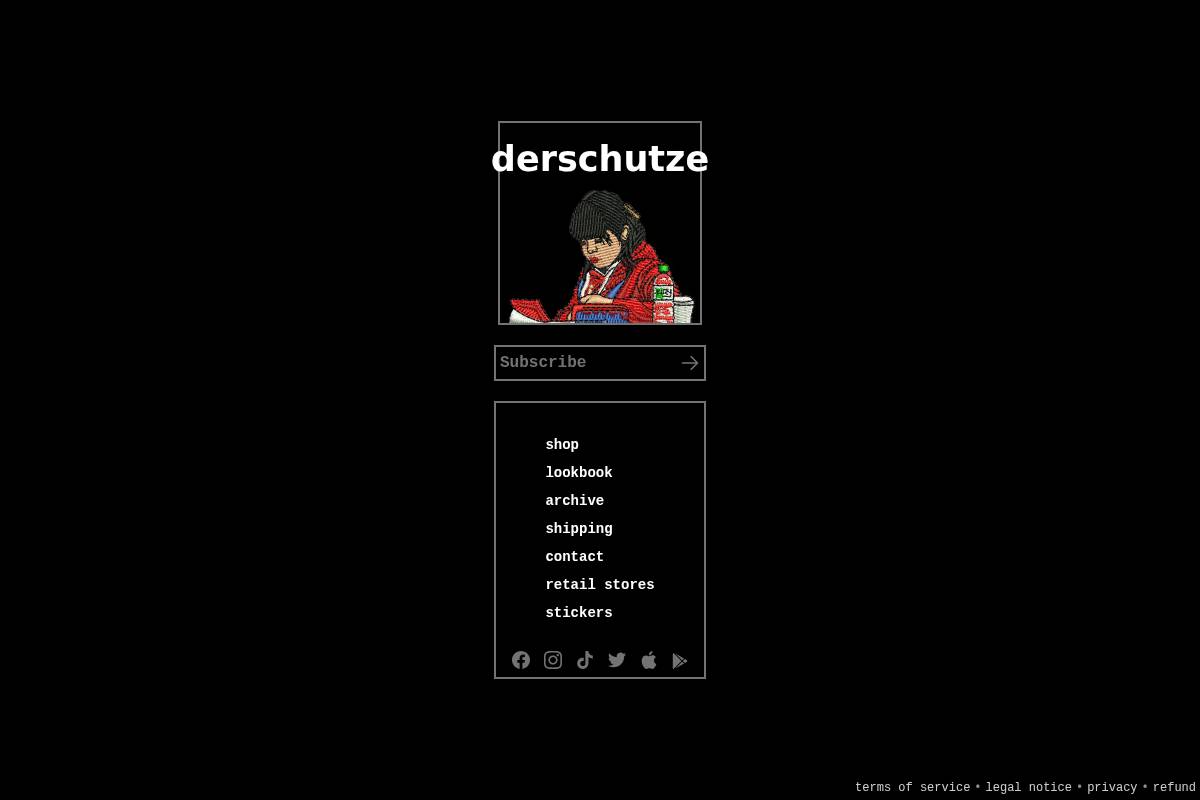 derschutze.com homepage screenshot