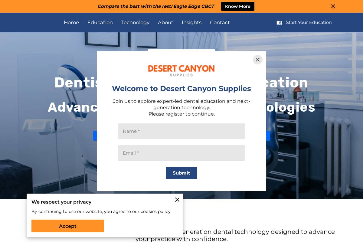 desertcanyonsupplies.com homepage screenshot