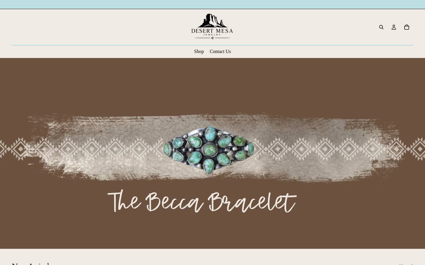 desertmesajewelry.com homepage screenshot