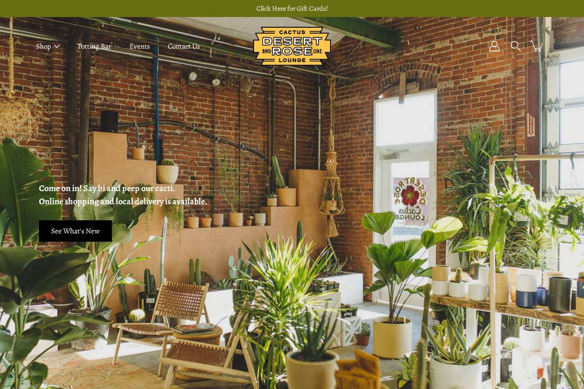 desertrosebend.com homepage screenshot