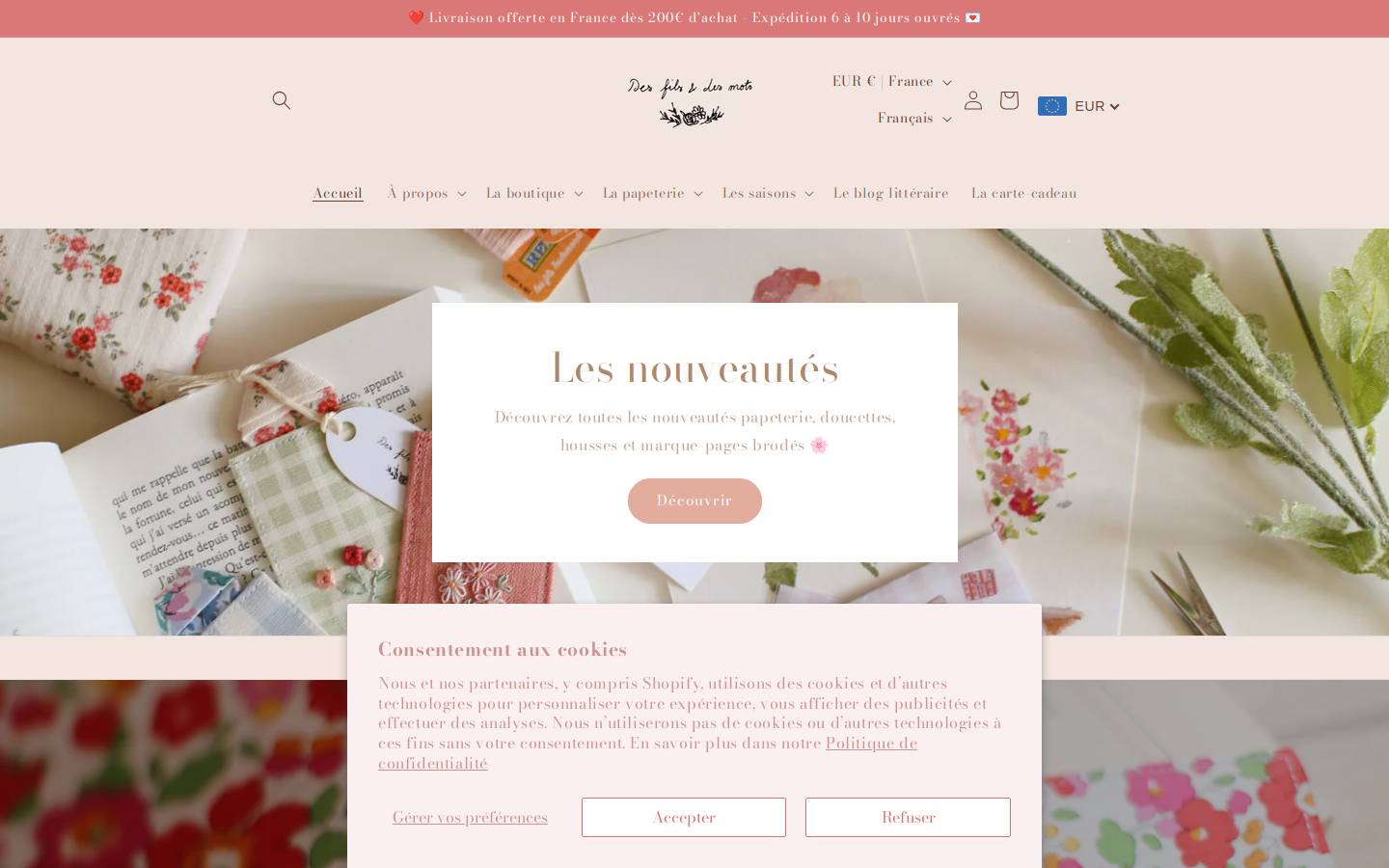 desfilsetdesmots.fr homepage screenshot