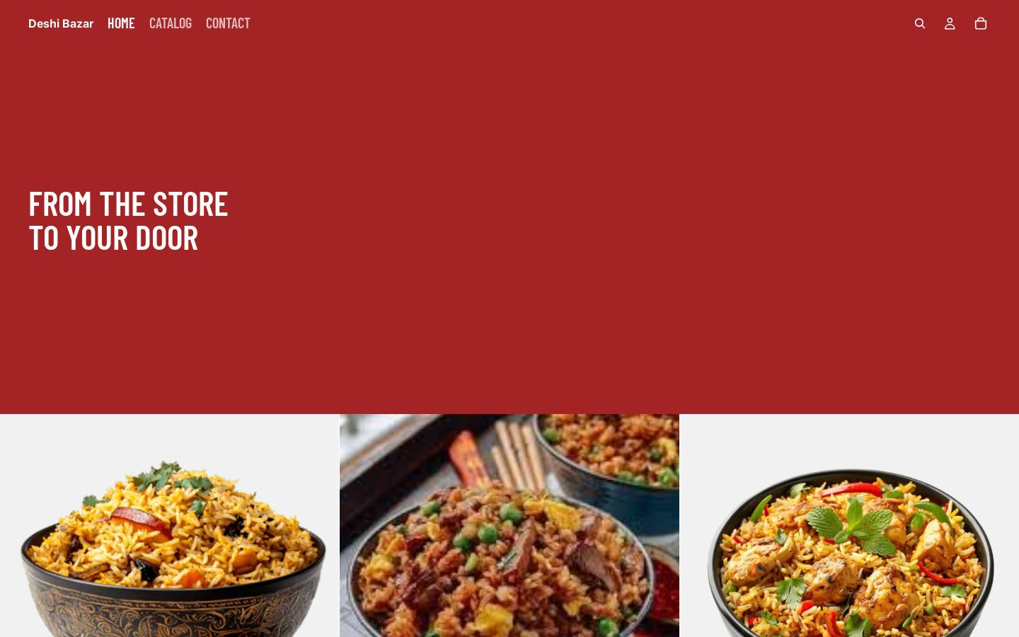 deshibazarus.com homepage screenshot
