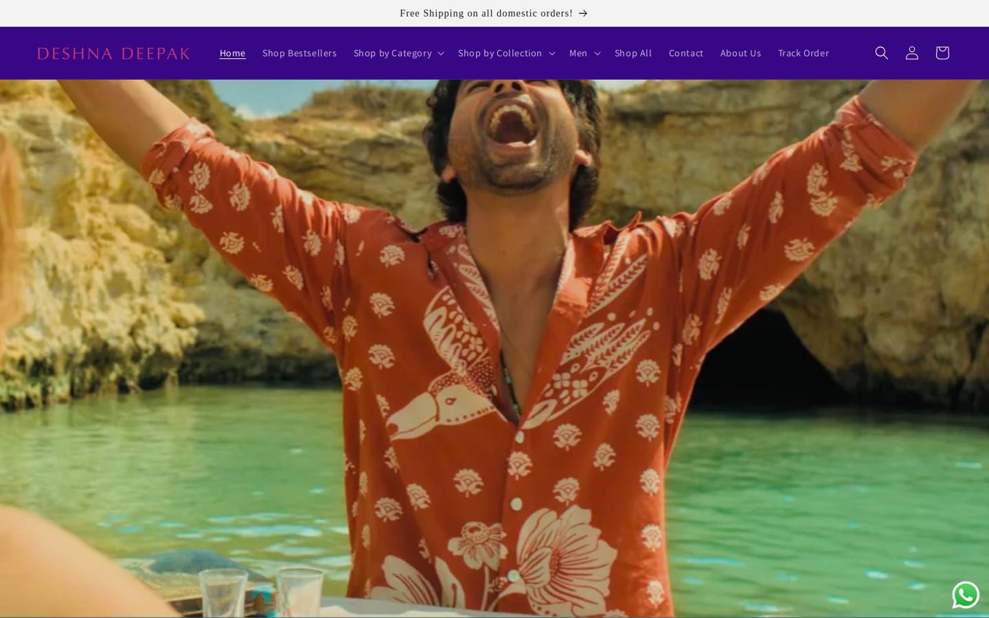 deshnadeepak.com homepage screenshot