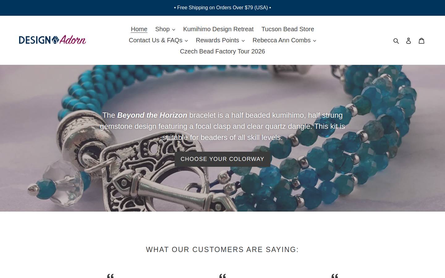 designandadorn.com homepage screenshot