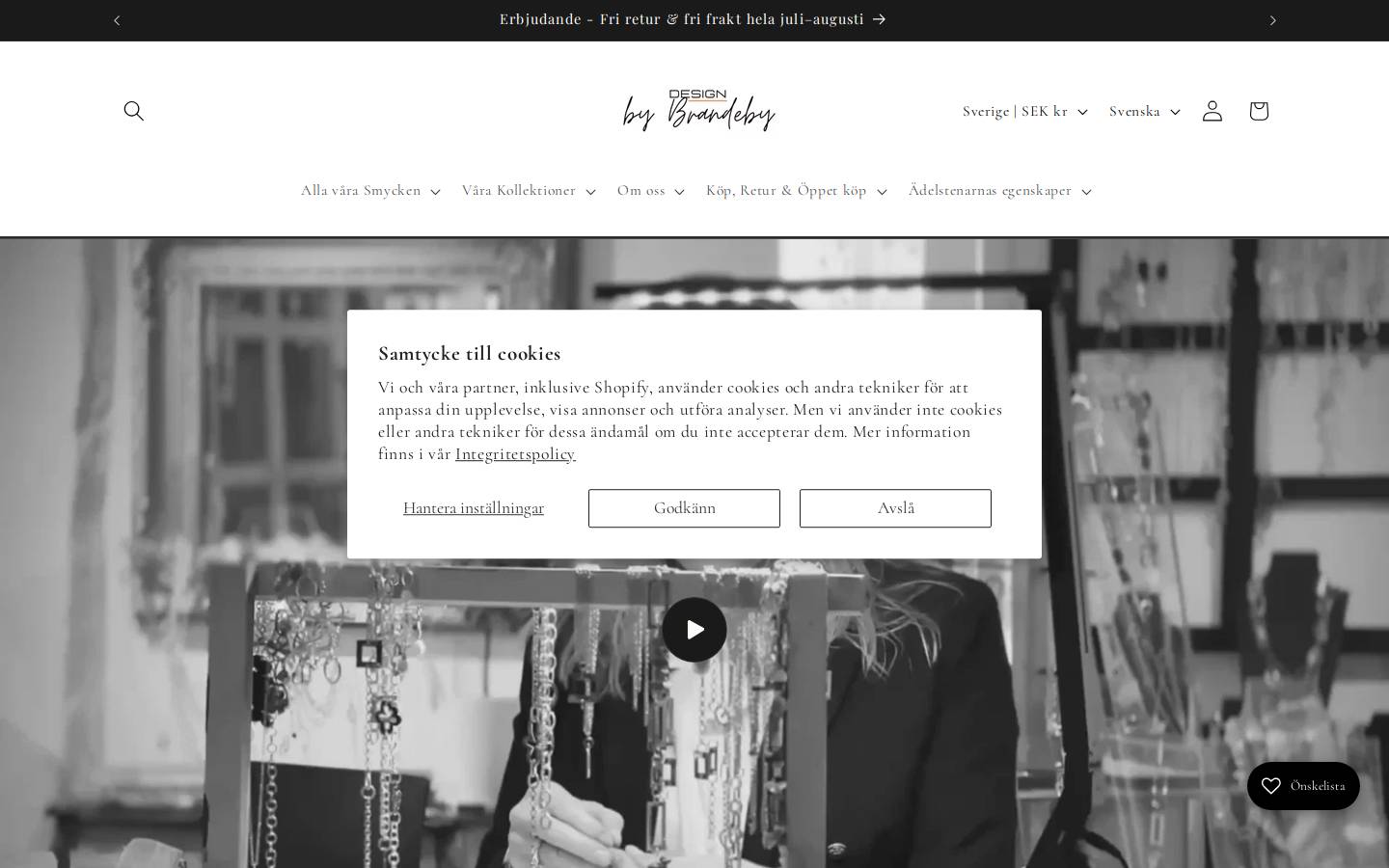 Design by Brandeby homepage screenshot