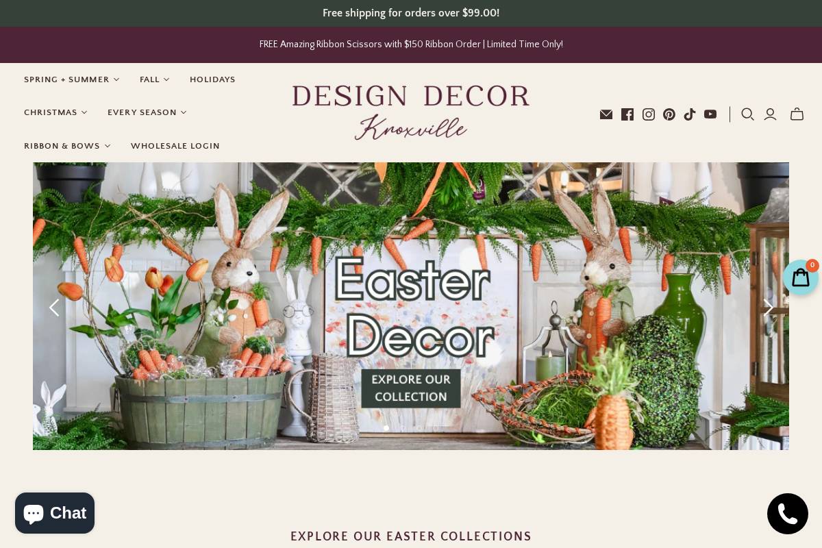 Design Decor Knoxville homepage screenshot