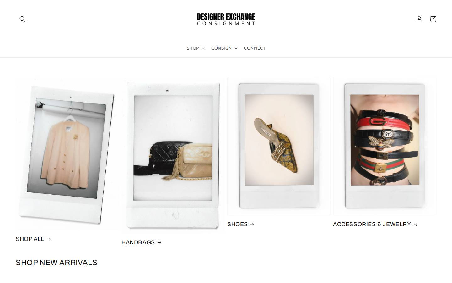 Designer Exchange UK homepage screenshot