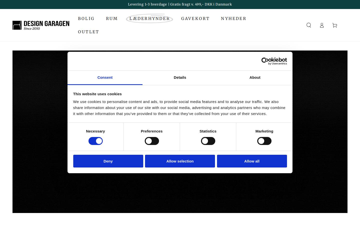 DesignGaragen homepage screenshot