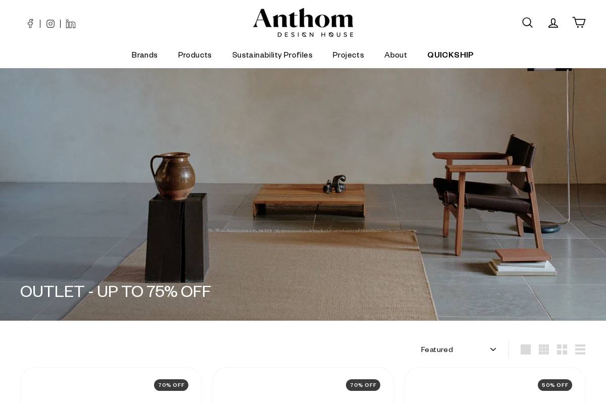 Shop.designhousestockholm homepage screenshot