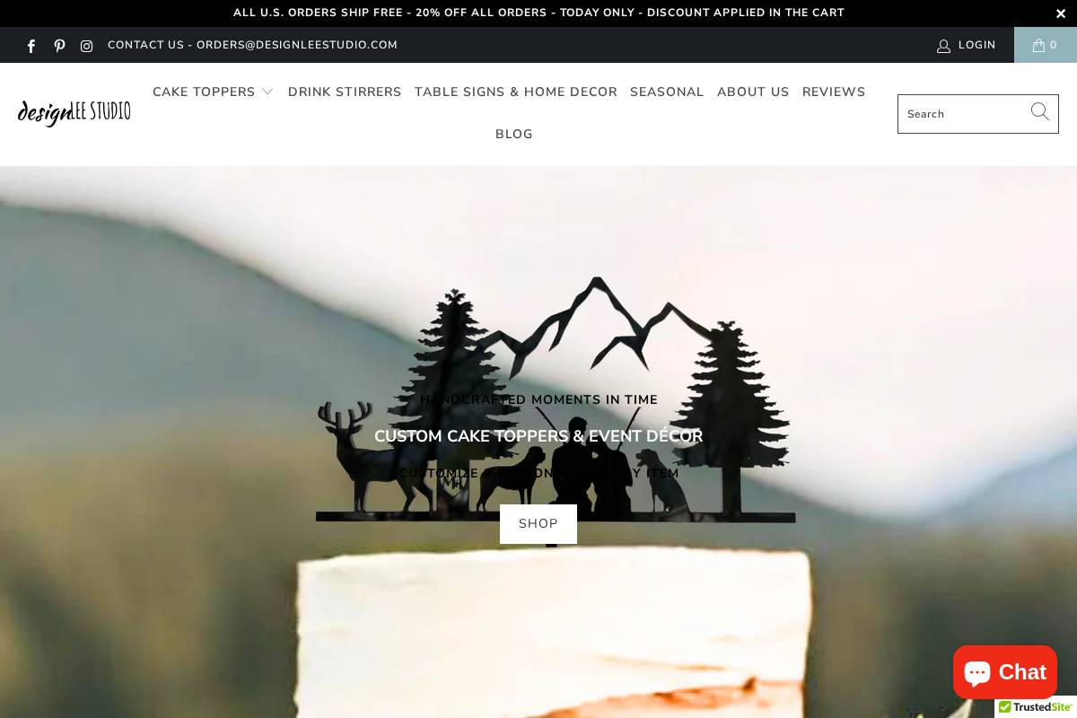 designleestudio.com homepage screenshot