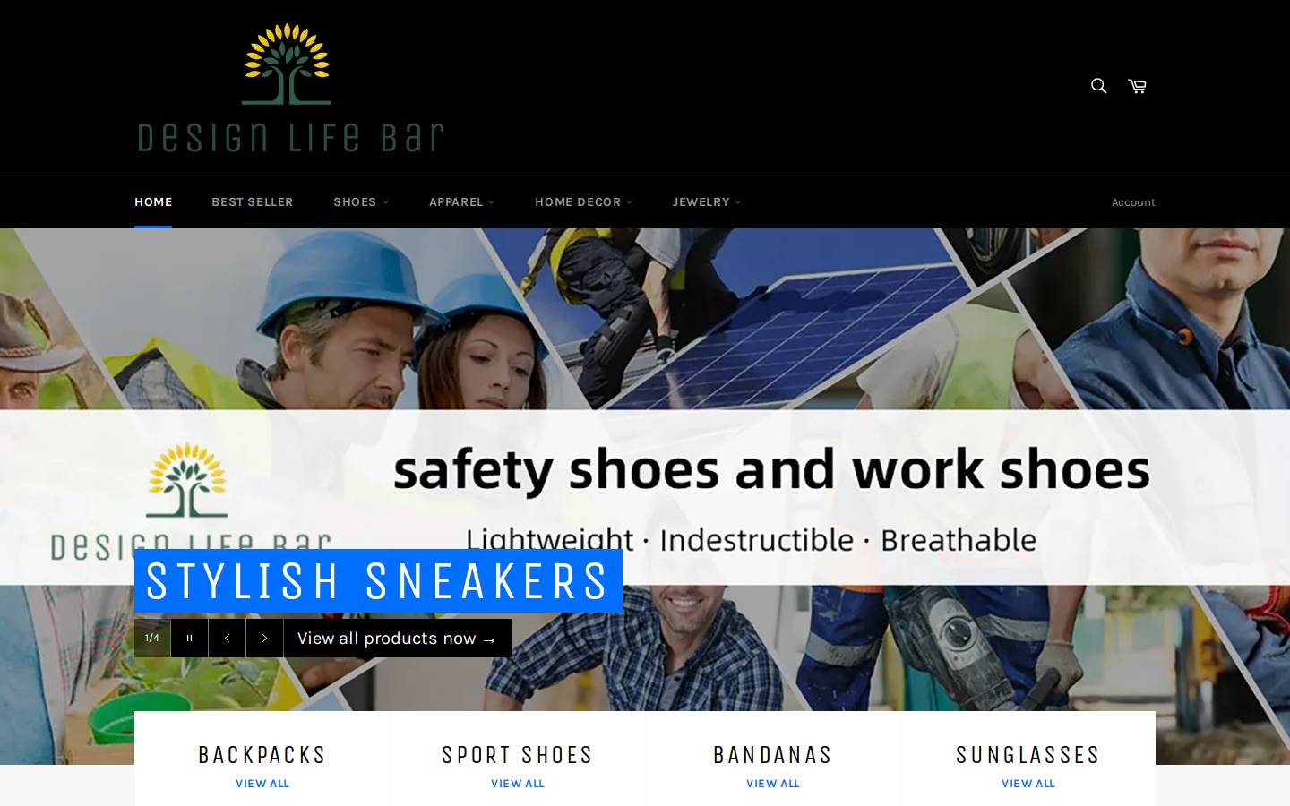designlifebar.com homepage screenshot