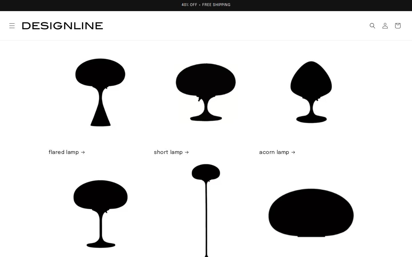 designlinelamps.com homepage screenshot