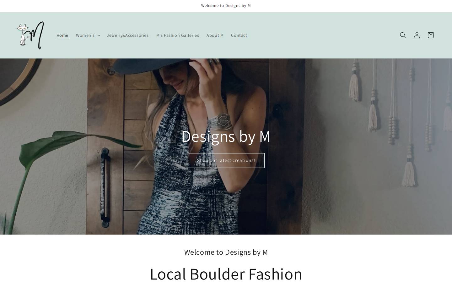 designs-by-m.com homepage screenshot