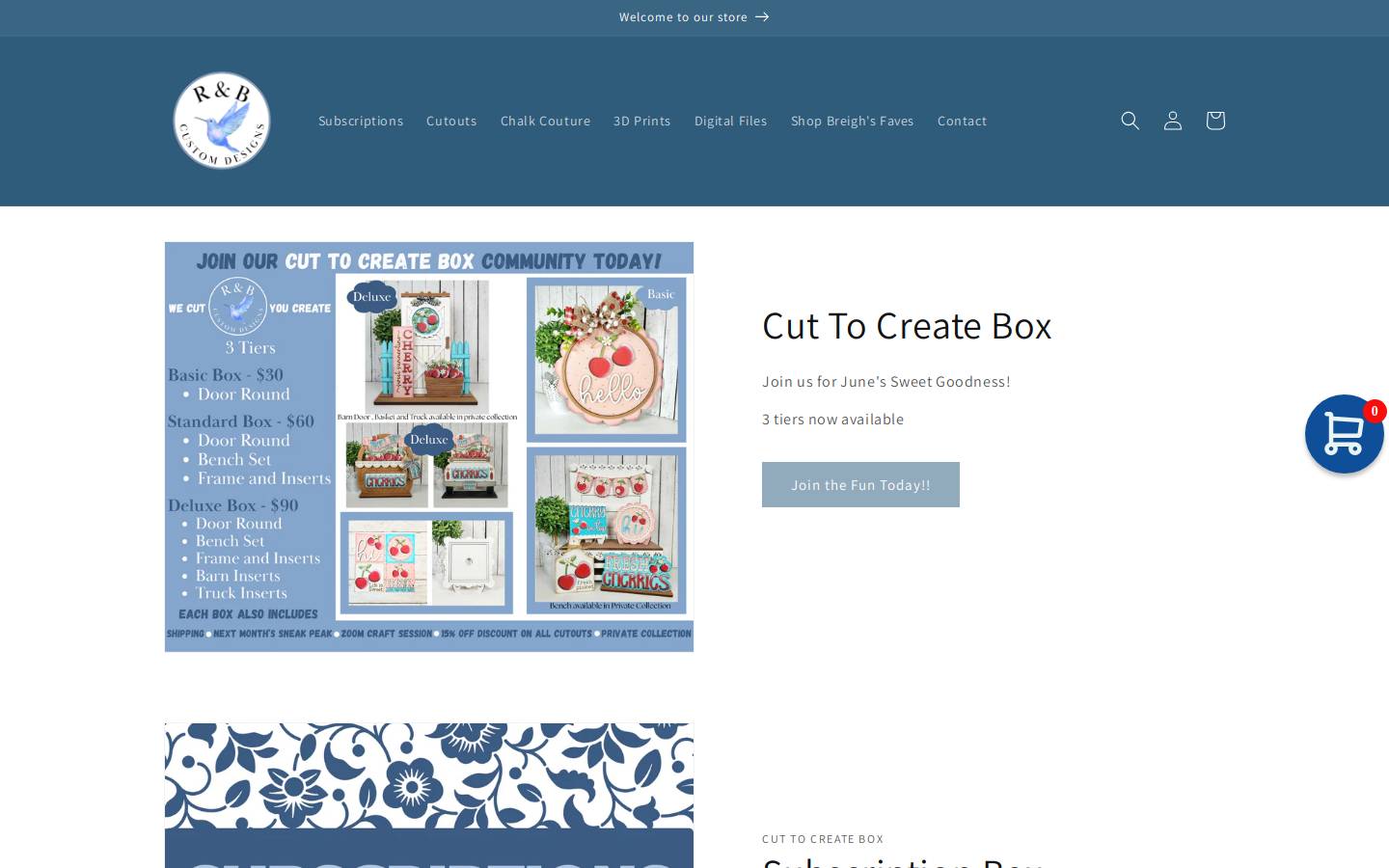 designsbybreigh.com homepage screenshot