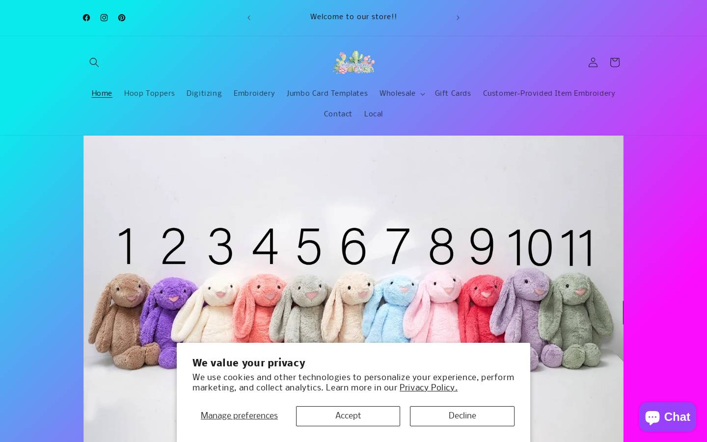 designsbysavanna.com homepage screenshot