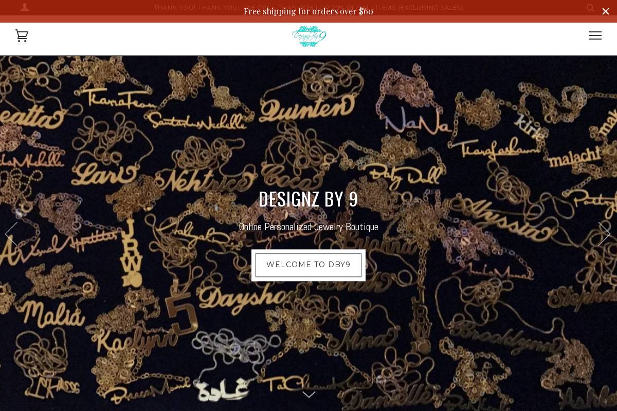 designzby9.com homepage screenshot