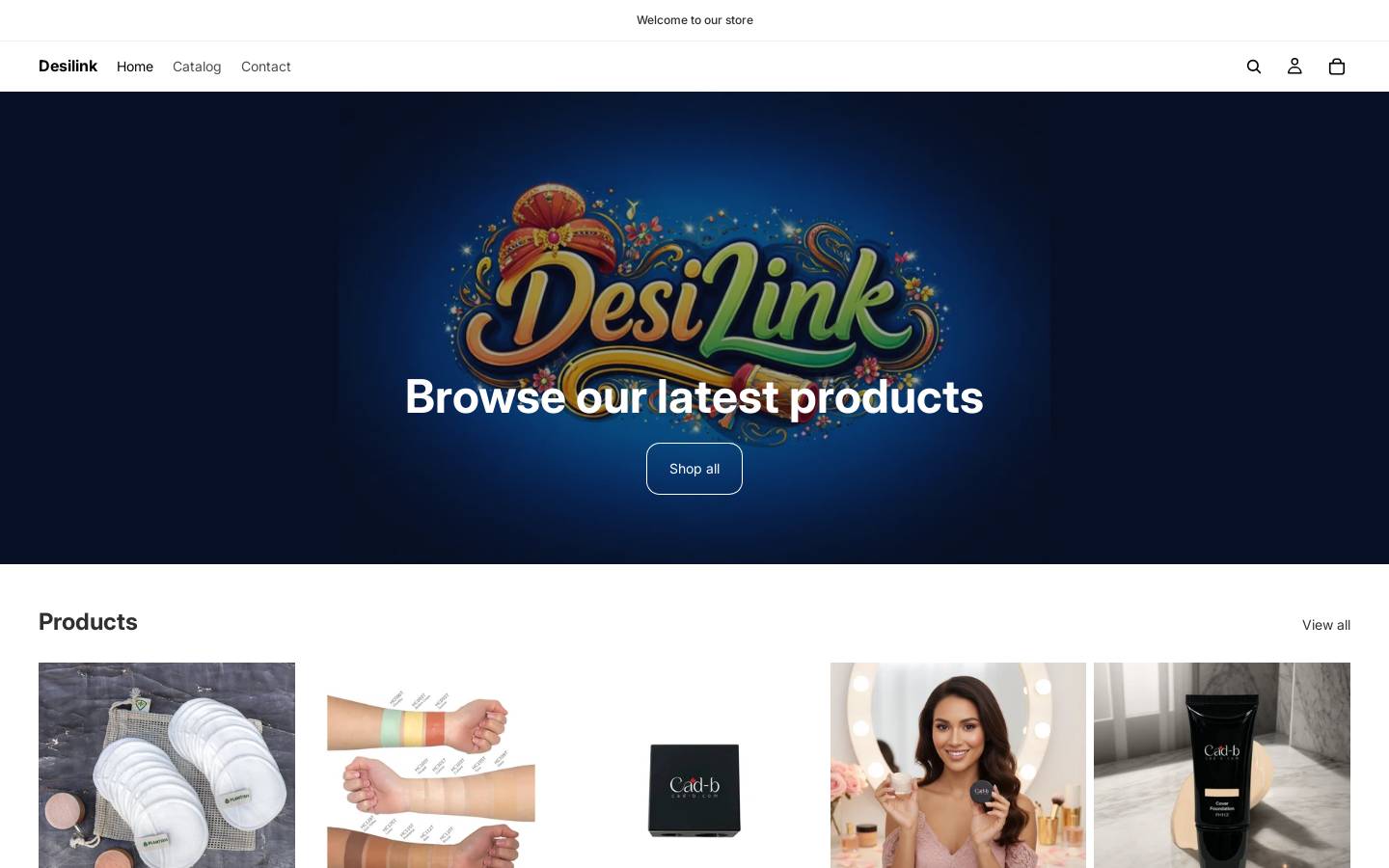 desilink.ca homepage screenshot