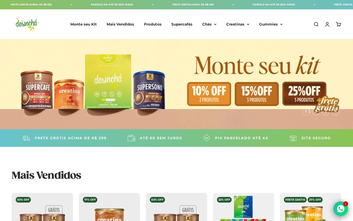 desincha.com.br homepage screenshot