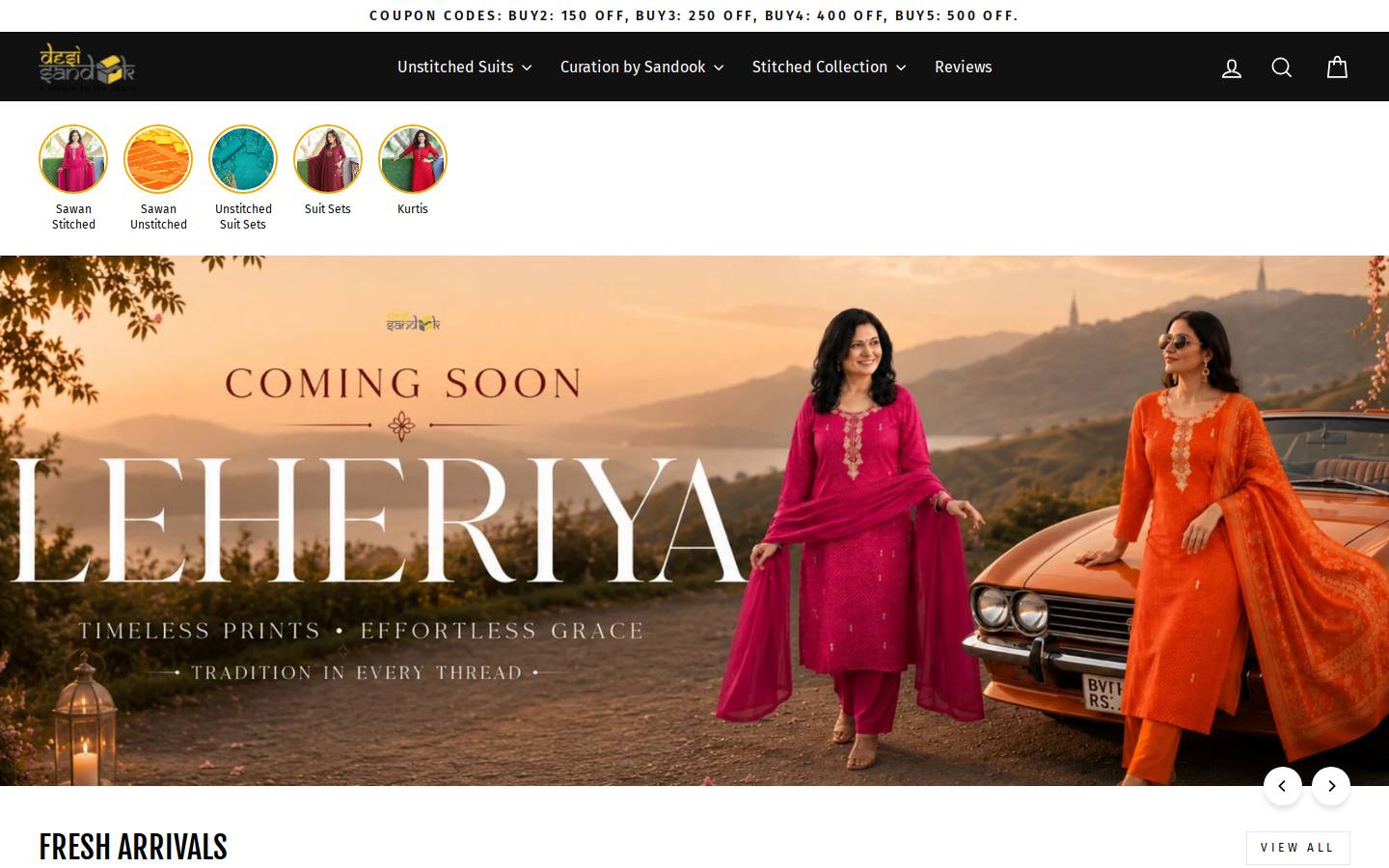 desisandook.in homepage screenshot