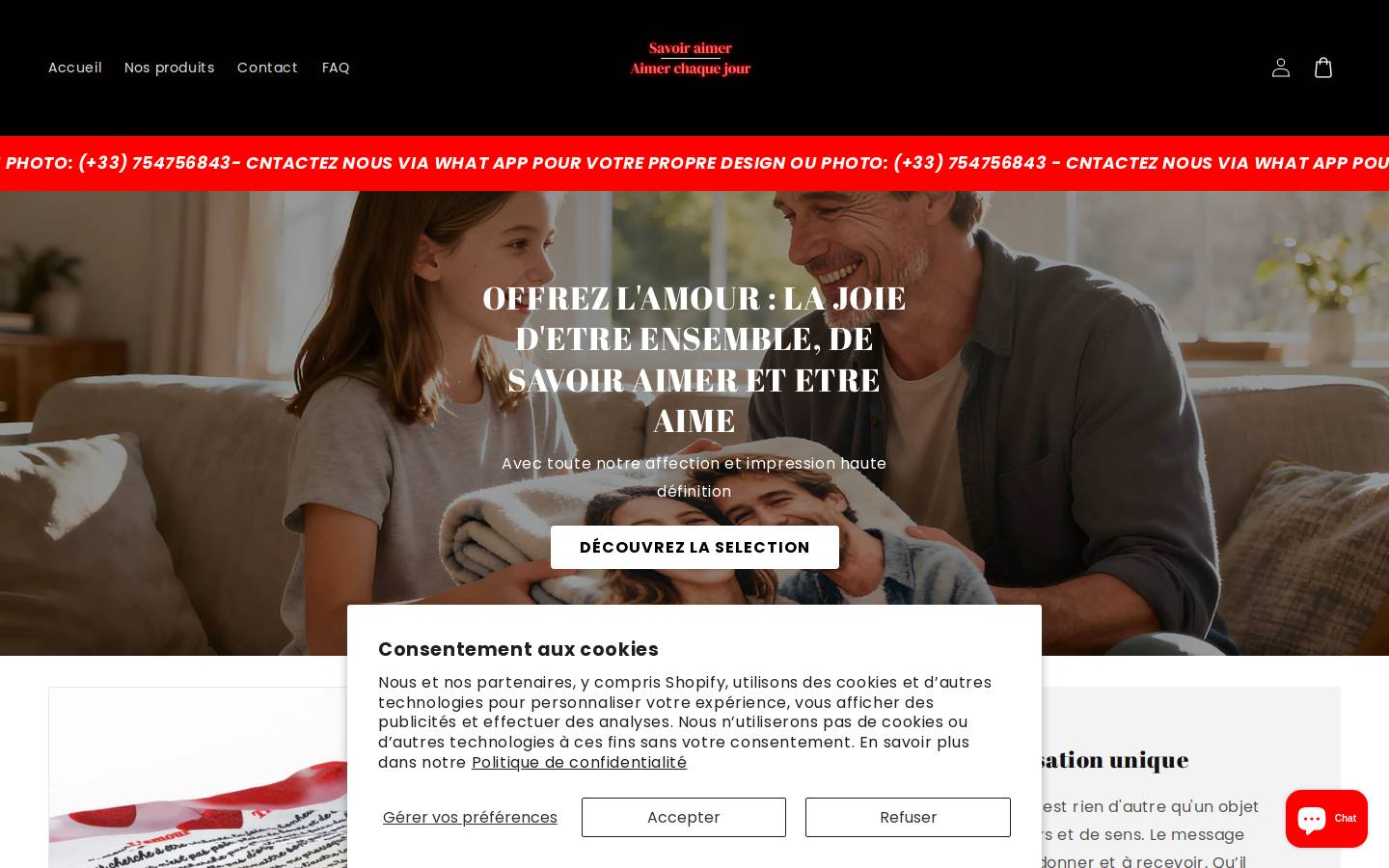 desmotsurmesemotions.com homepage screenshot