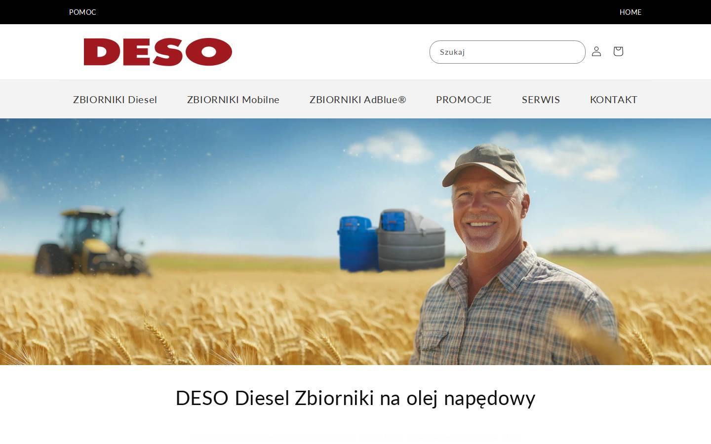 deso.pl homepage screenshot