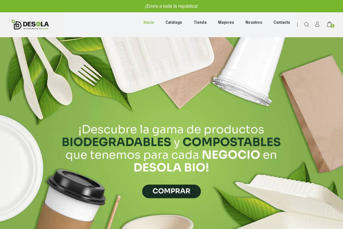 desola.com.mx homepage screenshot