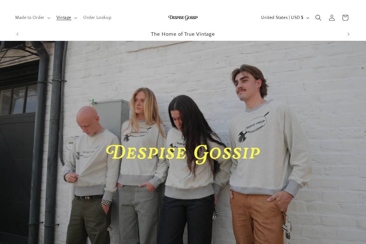 despisegossip.us homepage screenshot
