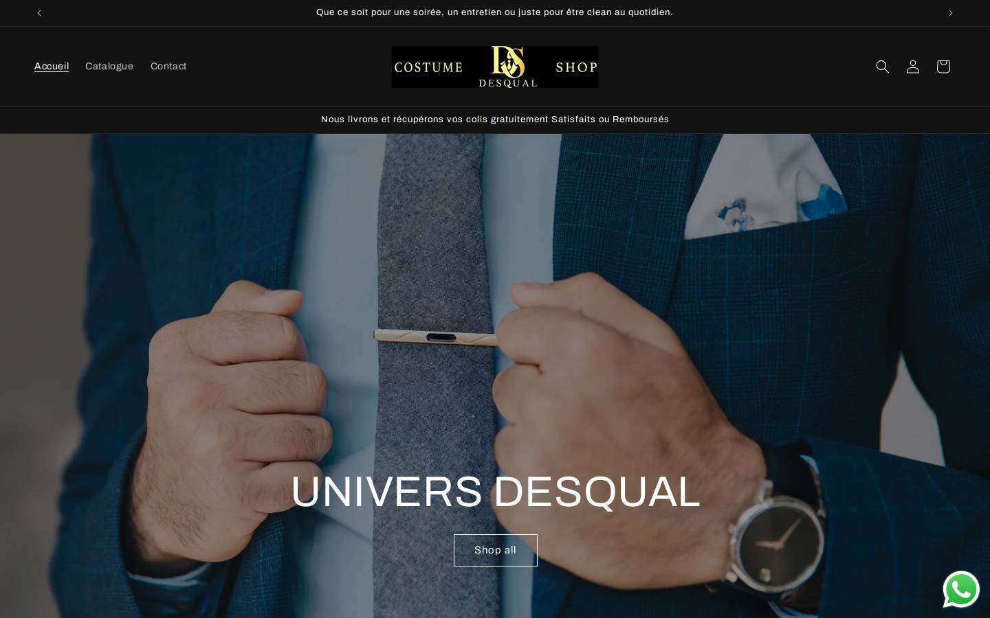 desqual.com homepage screenshot