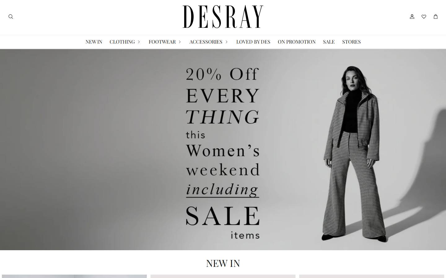 desray.co.za homepage screenshot