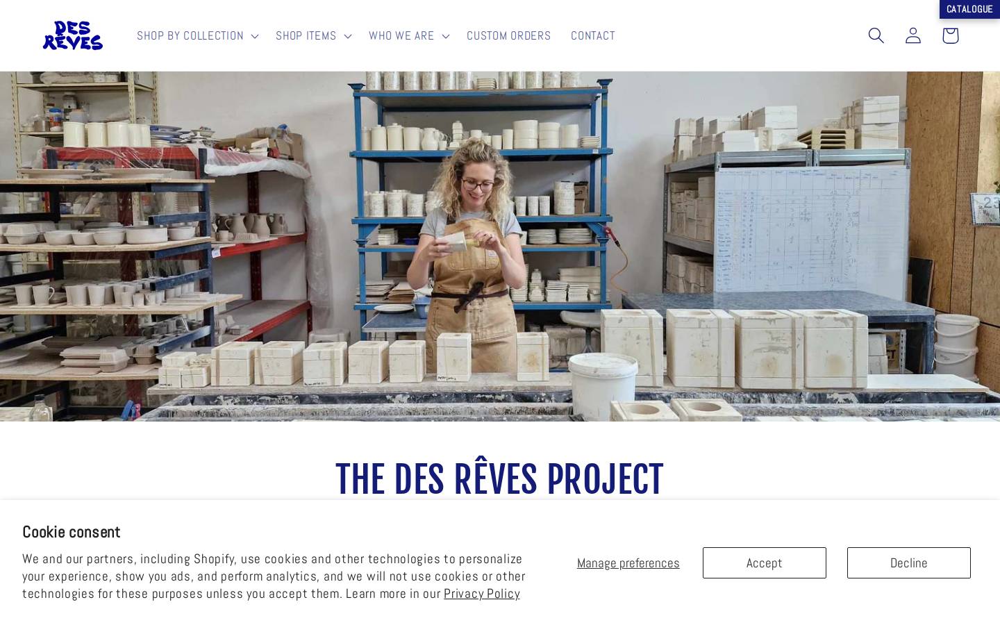 desrevesfrance.com homepage screenshot