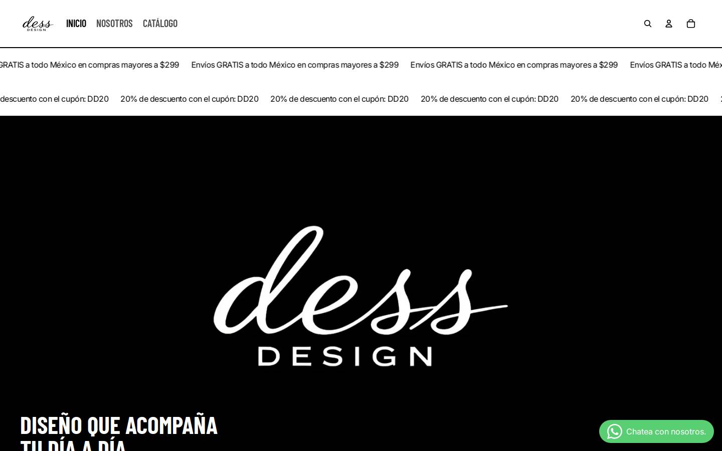 dess.design homepage screenshot