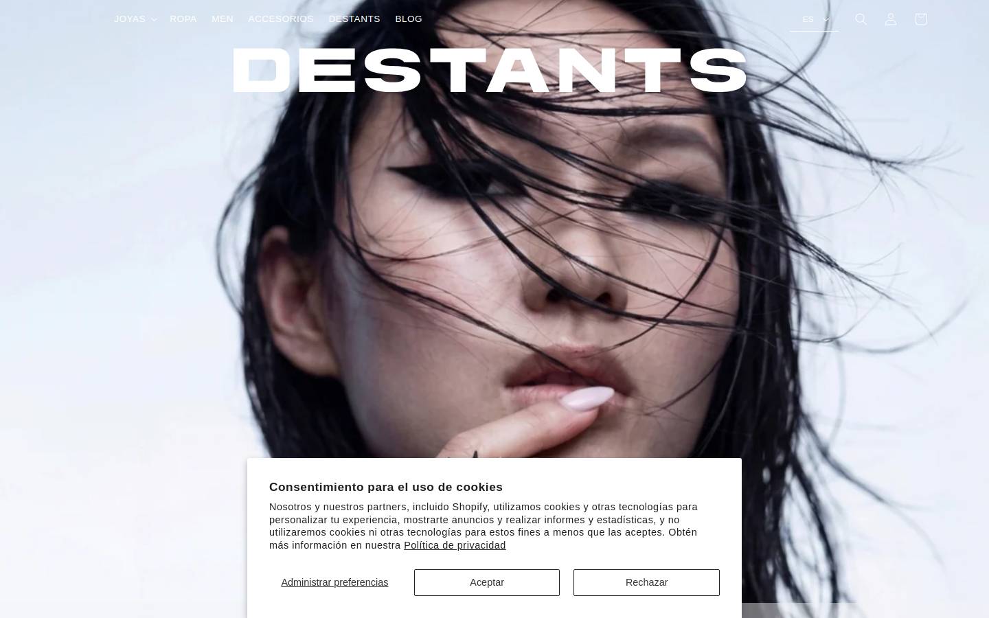 destants.com homepage screenshot