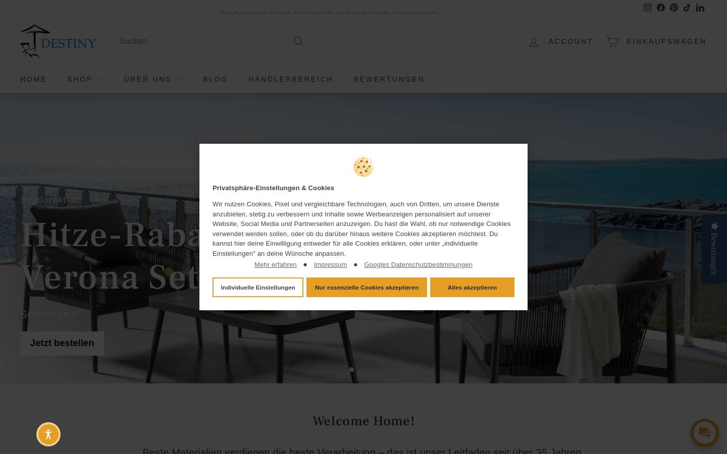 hallo homepage screenshot