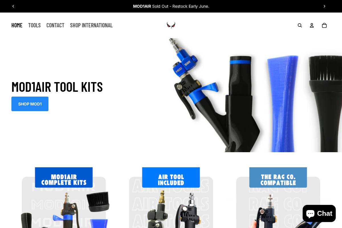 detaildemontools.com homepage screenshot