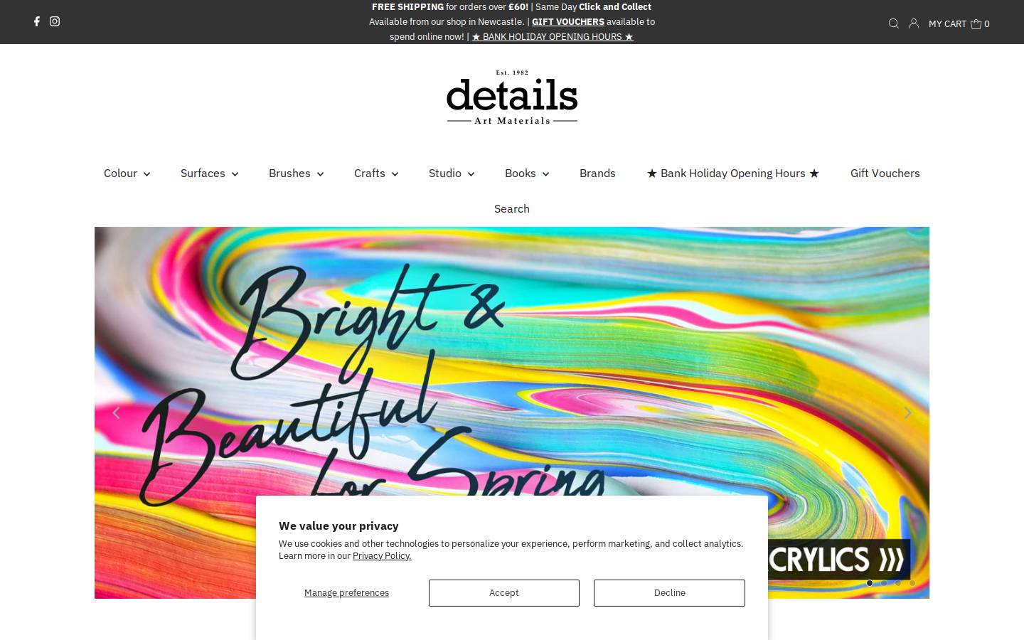 details.co.uk homepage screenshot