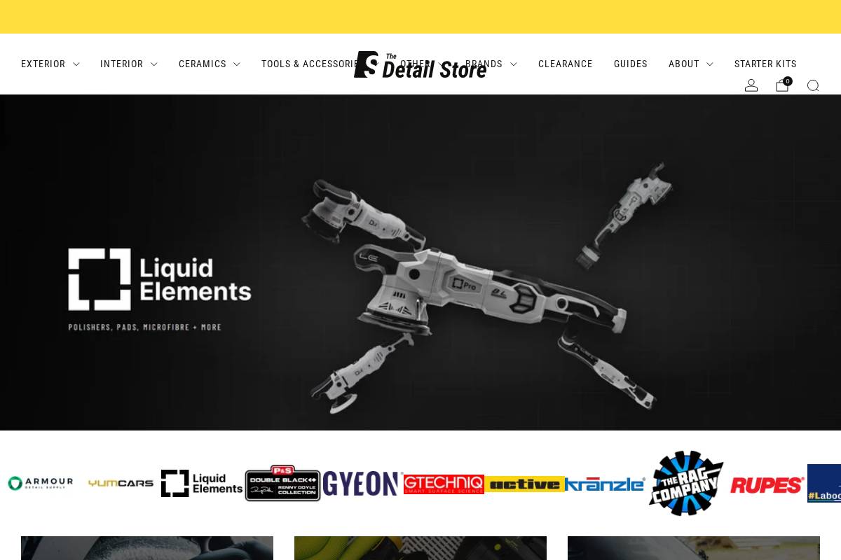 detailstore.com.au homepage screenshot